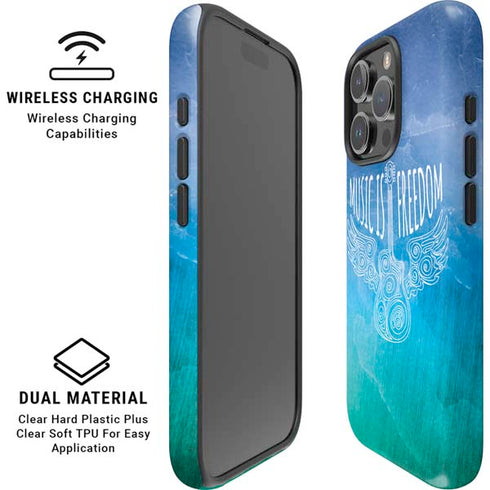 Music Is Freedom iPhone 16 Pro Magsafe Impact Case